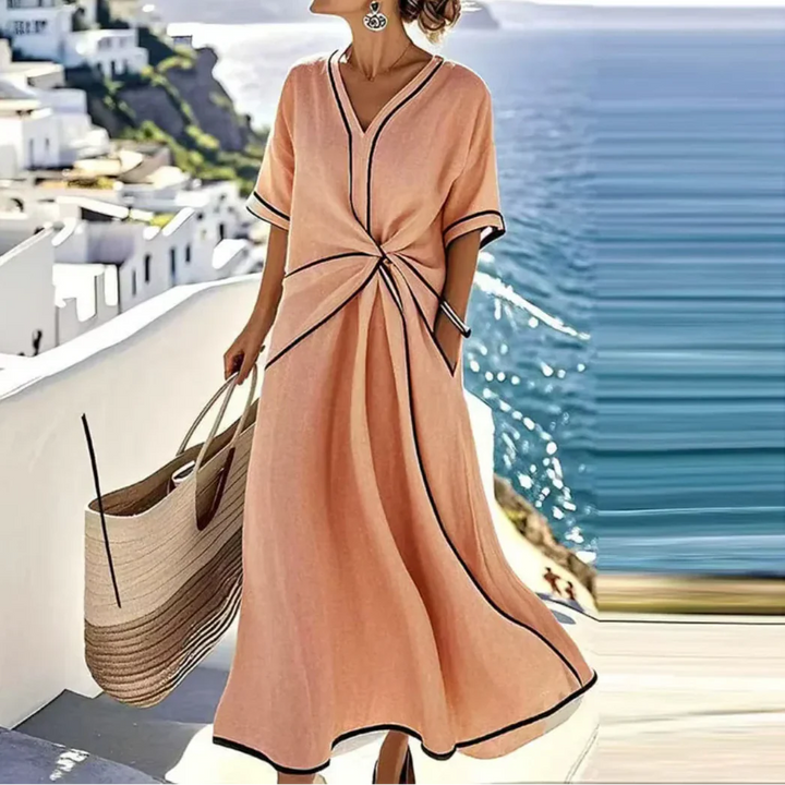 Moria™ - Elegant Dress with Flattering Waist and Festive Chic