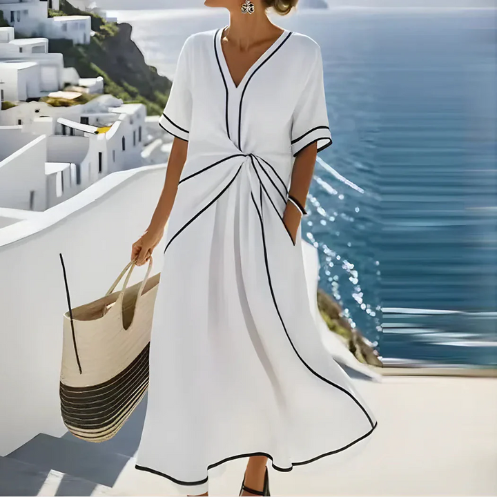 Moria™ - Elegant Dress with Flattering Waist and Festive Chic