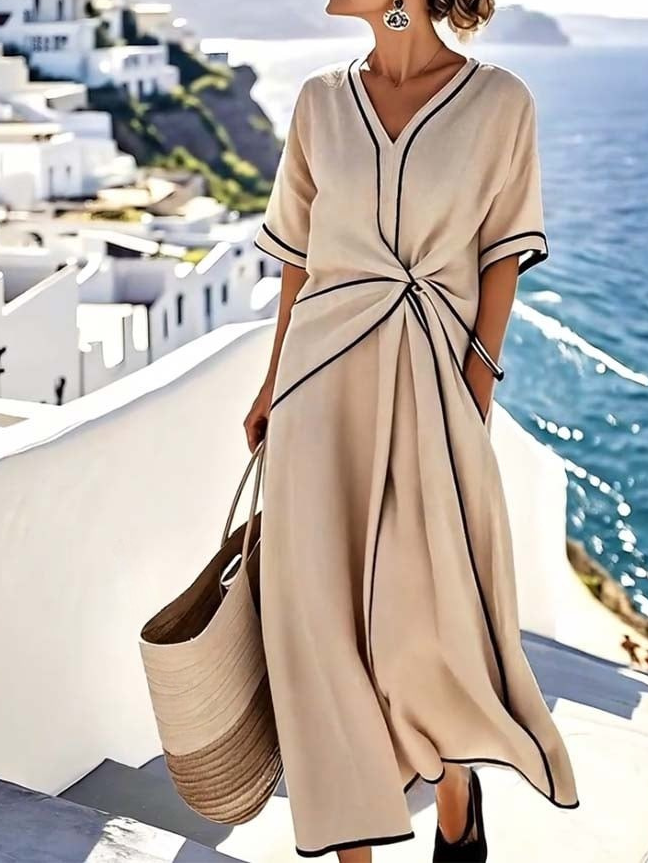 Moria™ - Elegant Dress with Flattering Waist and Festive Chic